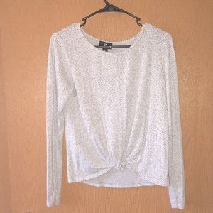 Tie Front Long Sleeve